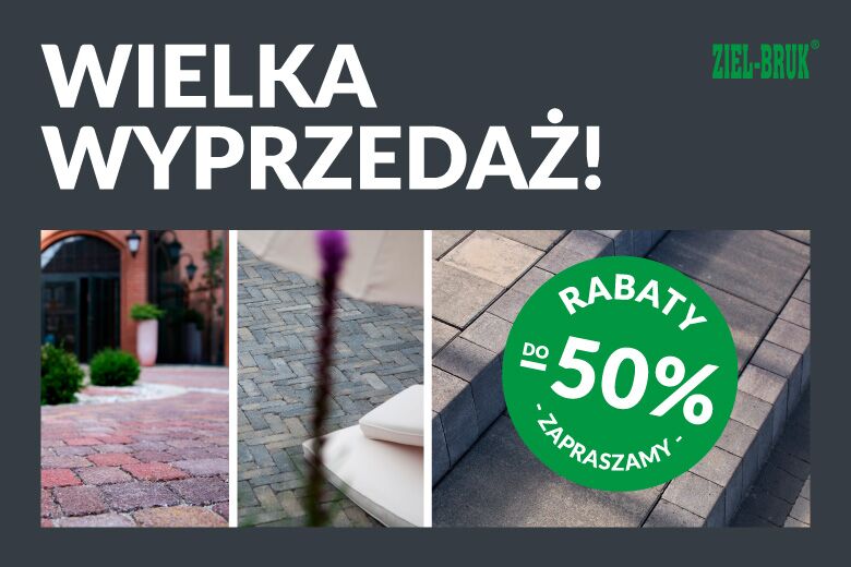 wyprzedaż kostki brukowej